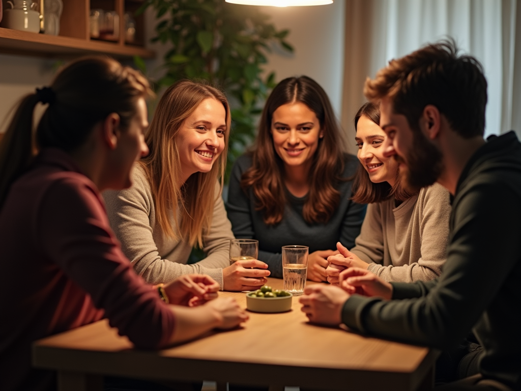 Friends giving emotional support to a couple with infertility.