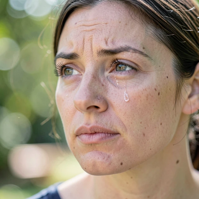 Woman experiencing the emotional aspects of infertility