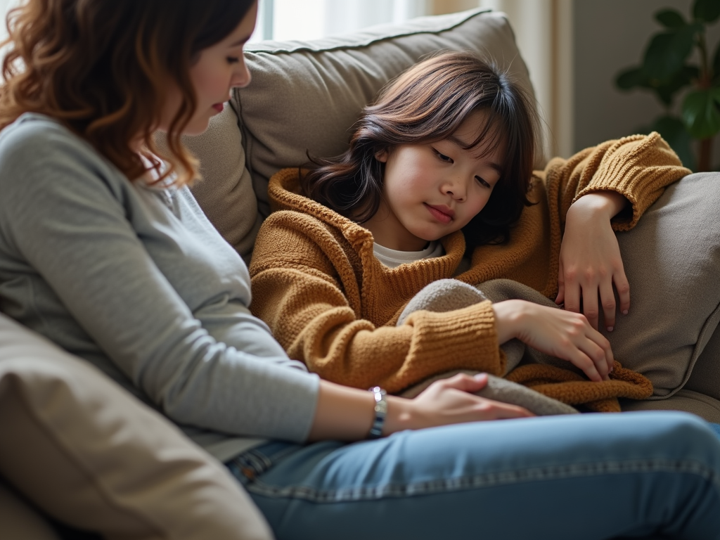 Friend providing emotional support for fertility journey