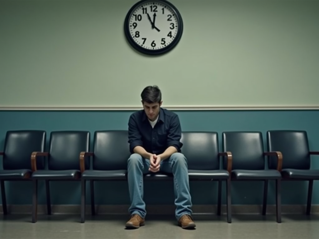 Waiting anxiously during IVF treatment