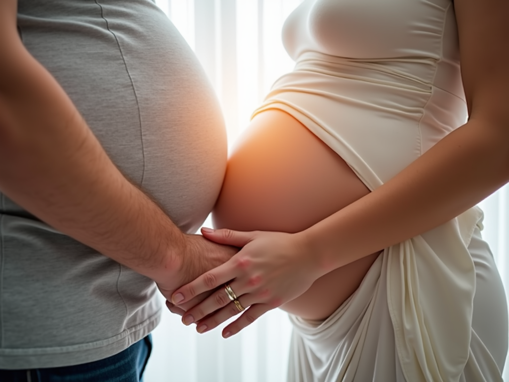 Couple providing emotional support during fertility journey