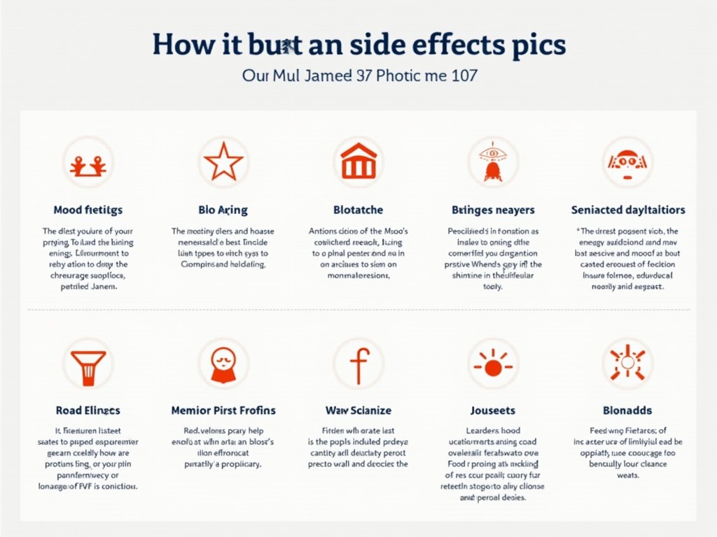 An infographic displaying the common side effects of IVF medication for PCOS treatment.