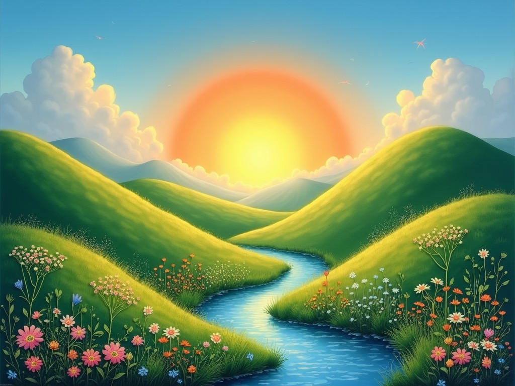An inspiring landscape symbolizing hope in fertility journey.
