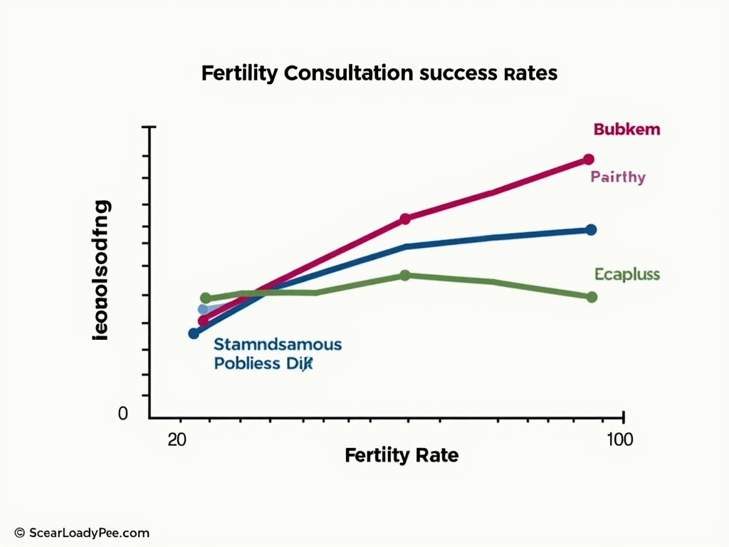 A chart showing fertility consultation success rates.