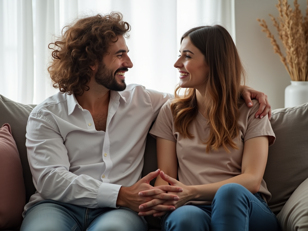 Couple holding hands, showing support during fertility challenges.