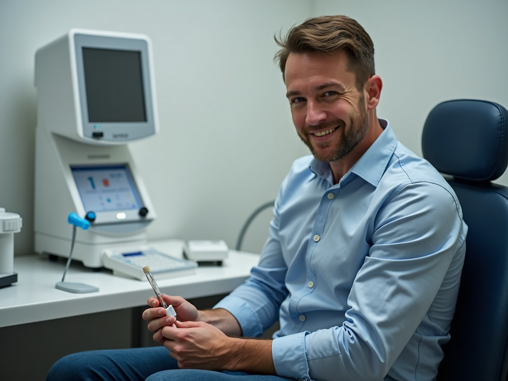 A man banking sperm