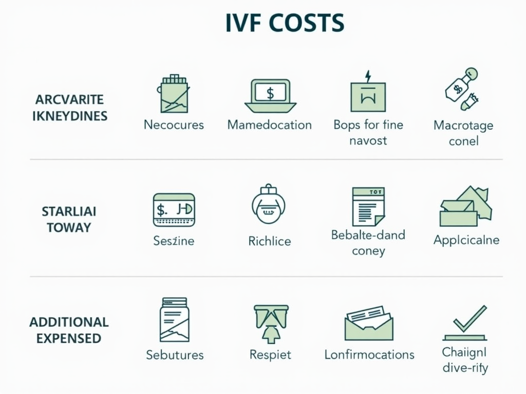 IVF cost breakdown infographic