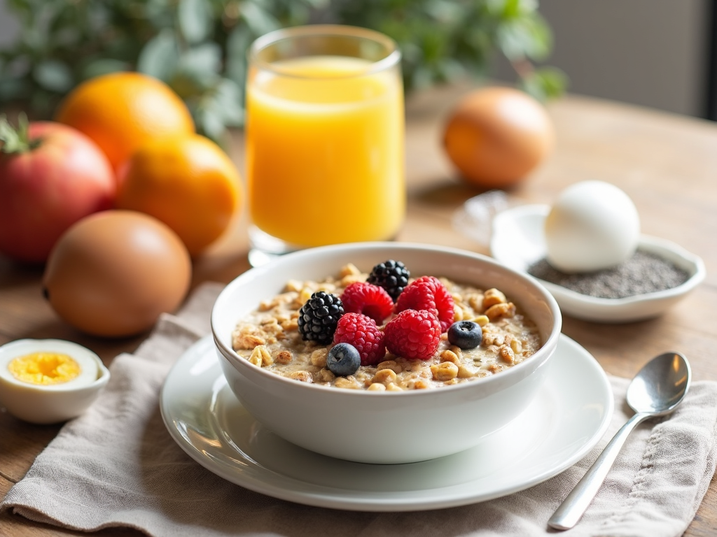 A fertility-friendly breakfast spread