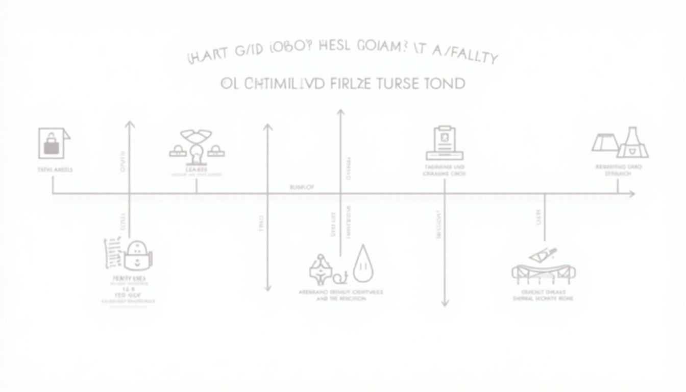 A woman's journey emphasized through a timeline chart showing different stages of fertility preservation.