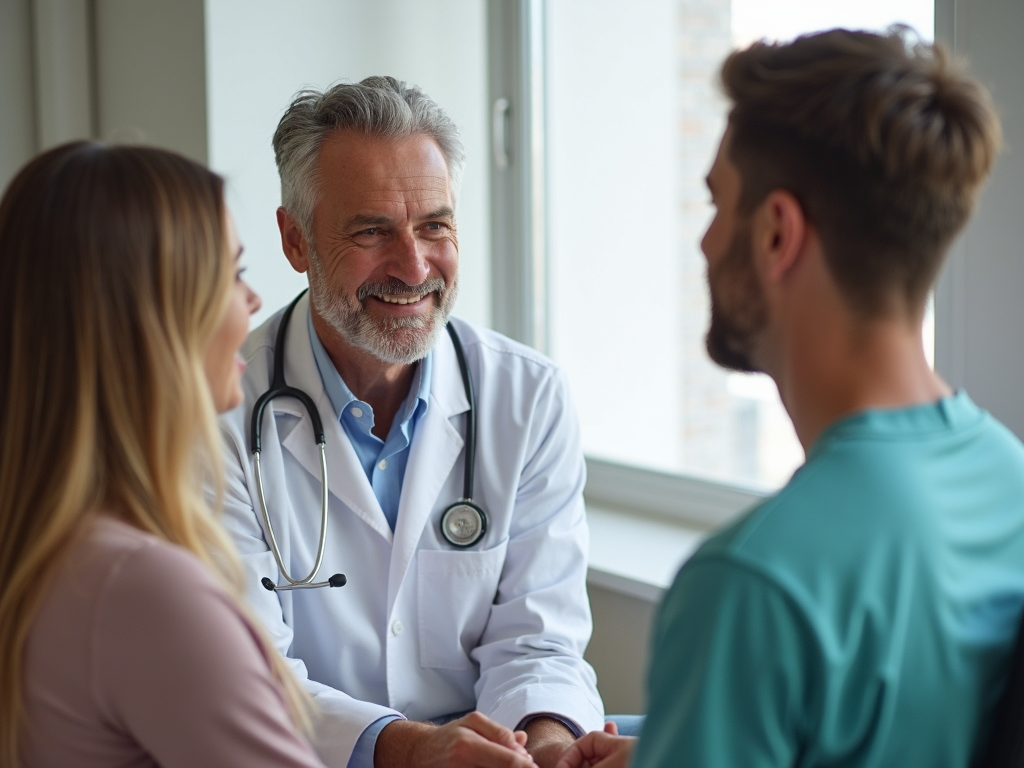 Doctor and patient discussing fertility preservation