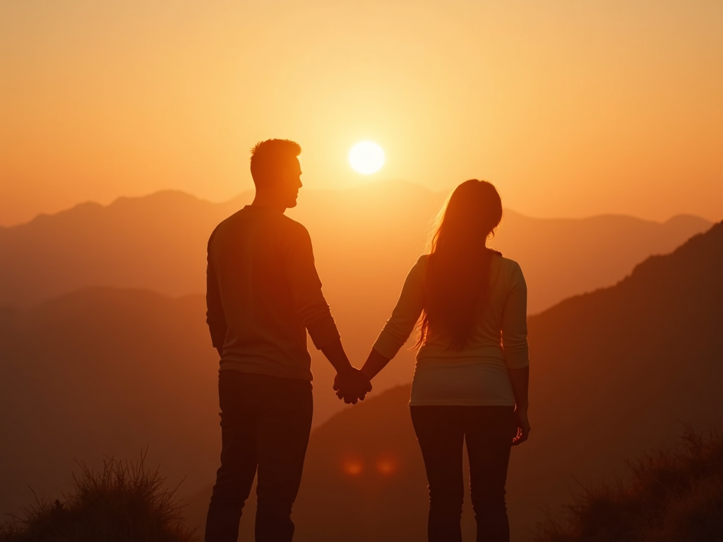 Couple embracing hope during fertility treatment