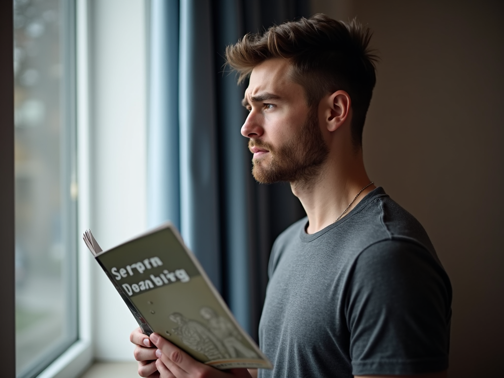Man thinking about sperm banking