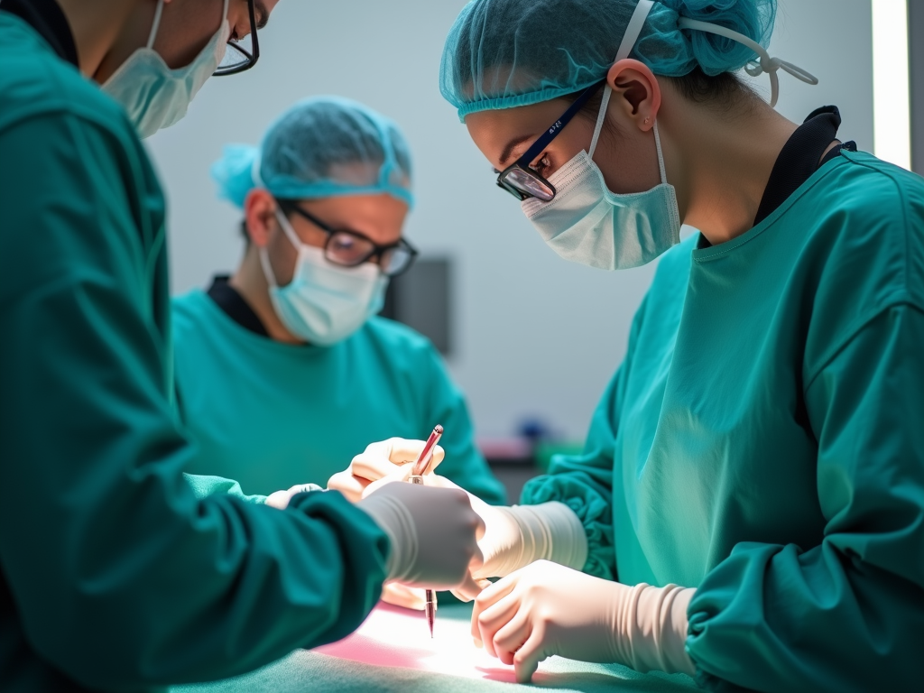 Ovarian tissue freezing surgery