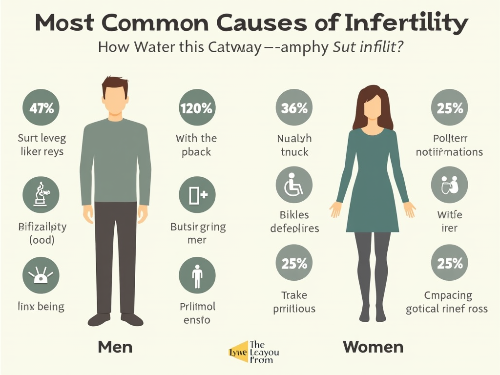 Infographic of infertility causes