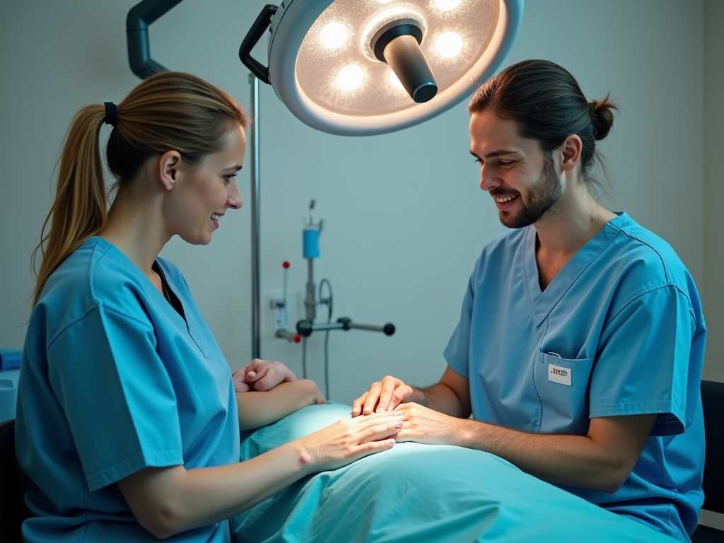 Emotional support during fertility preservation procedures.