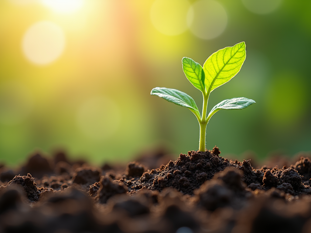 A seedling growing, representing hope and new beginnings in fertility care.