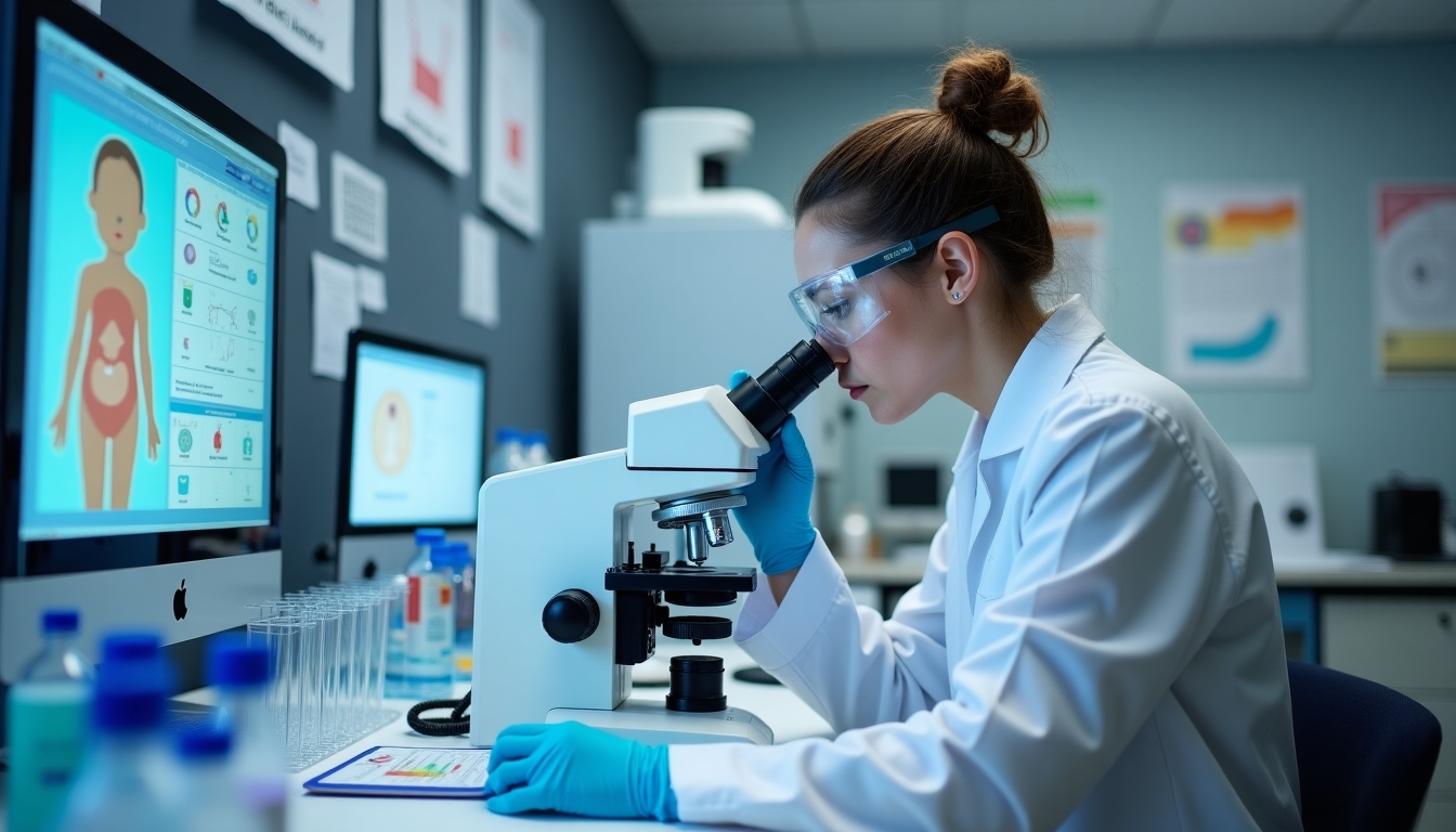 A scientist in a lab working with IVF equipment, showcasing the advanced technology used in fertility treatments.