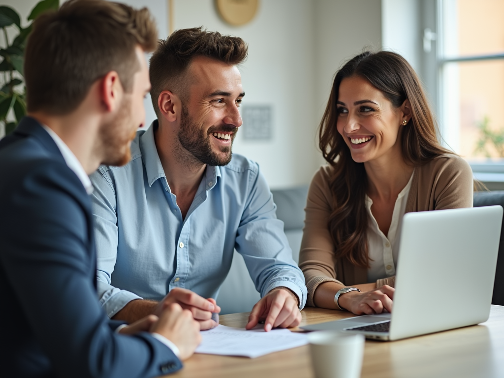 Discussing IVF financial options with a representative.