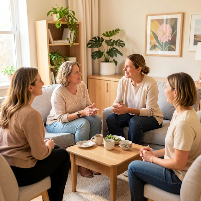 Support group providing emotional support for fertility challenges