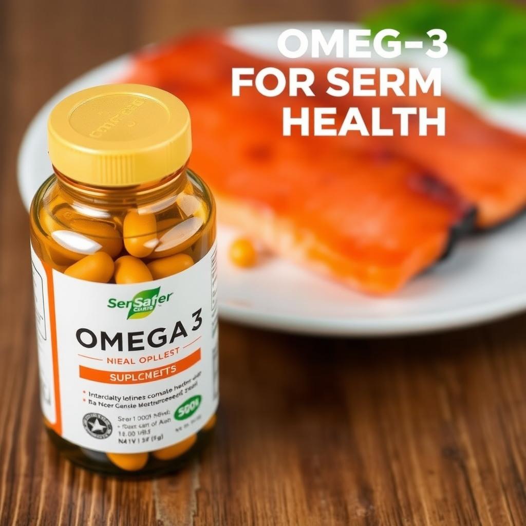 Omega-3 supplements and fatty fish for sperm health