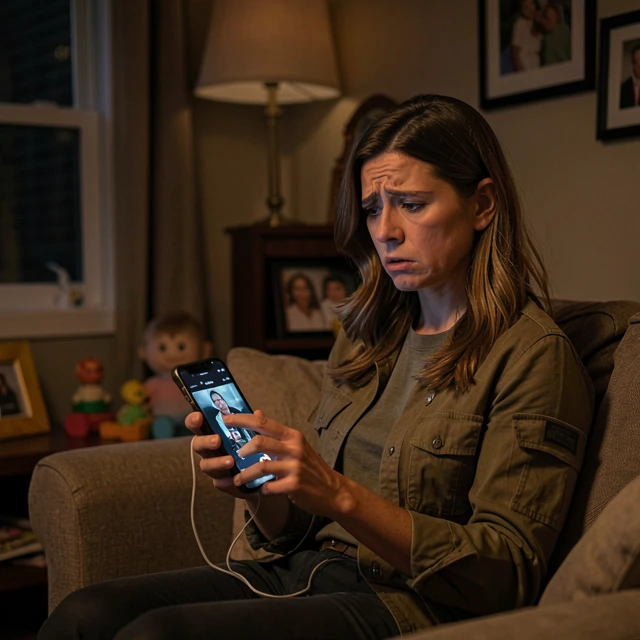 Military spouse managing emotions during partner's deployment