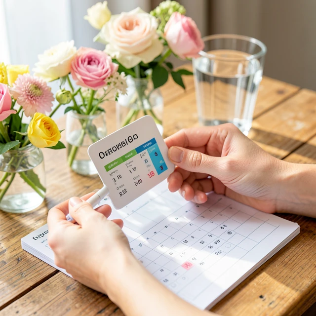 Tracking ovulation cycle as part of natural fertility improvement