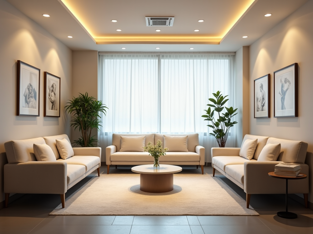 A fertility clinic environment designed to support patients through their treatment journey.