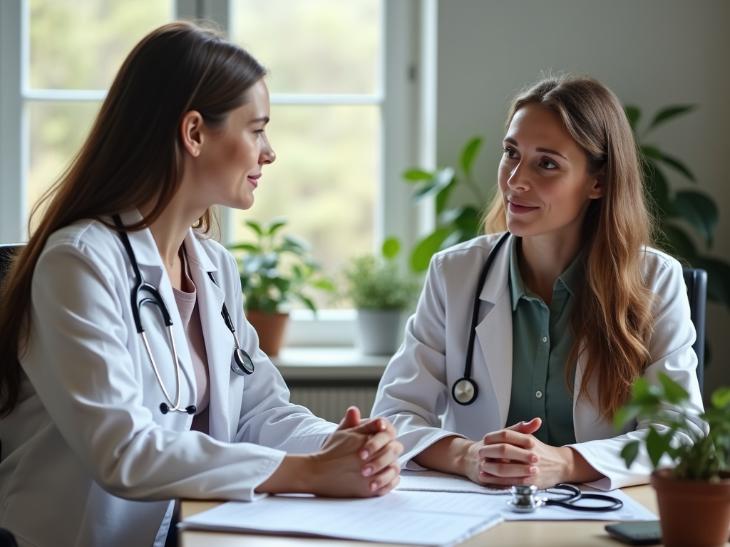 Doctor visit for hormonal health
