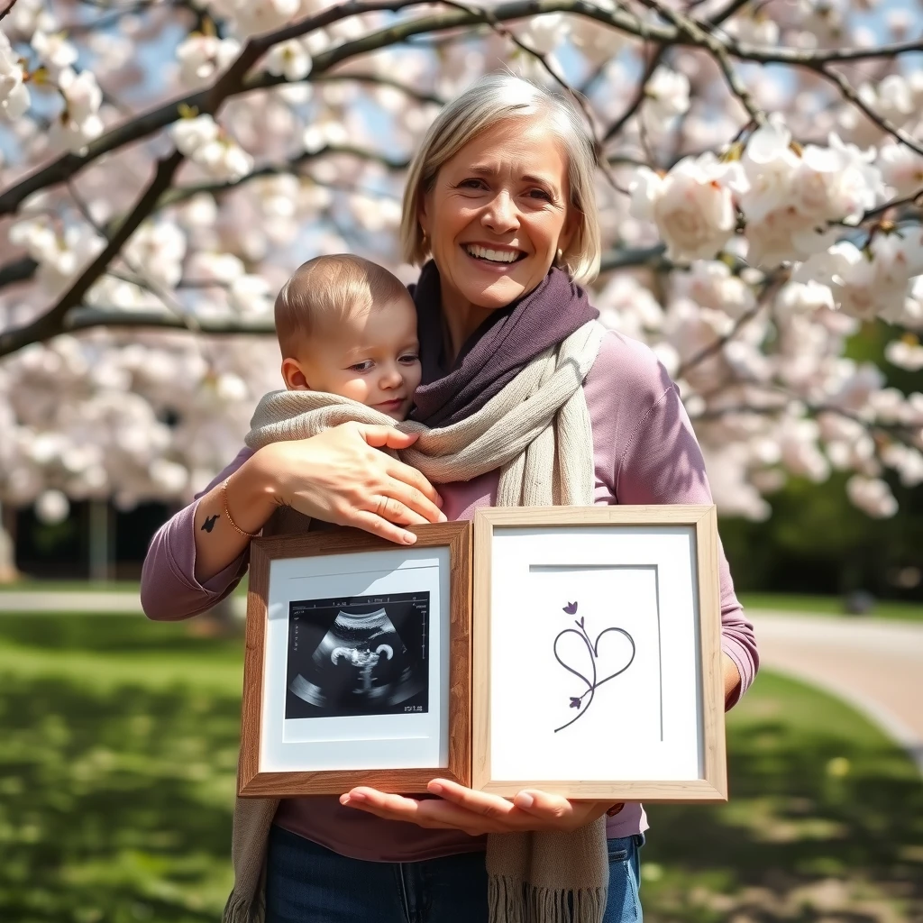 Cancer survivor celebrating family possibilities after fertility preservation