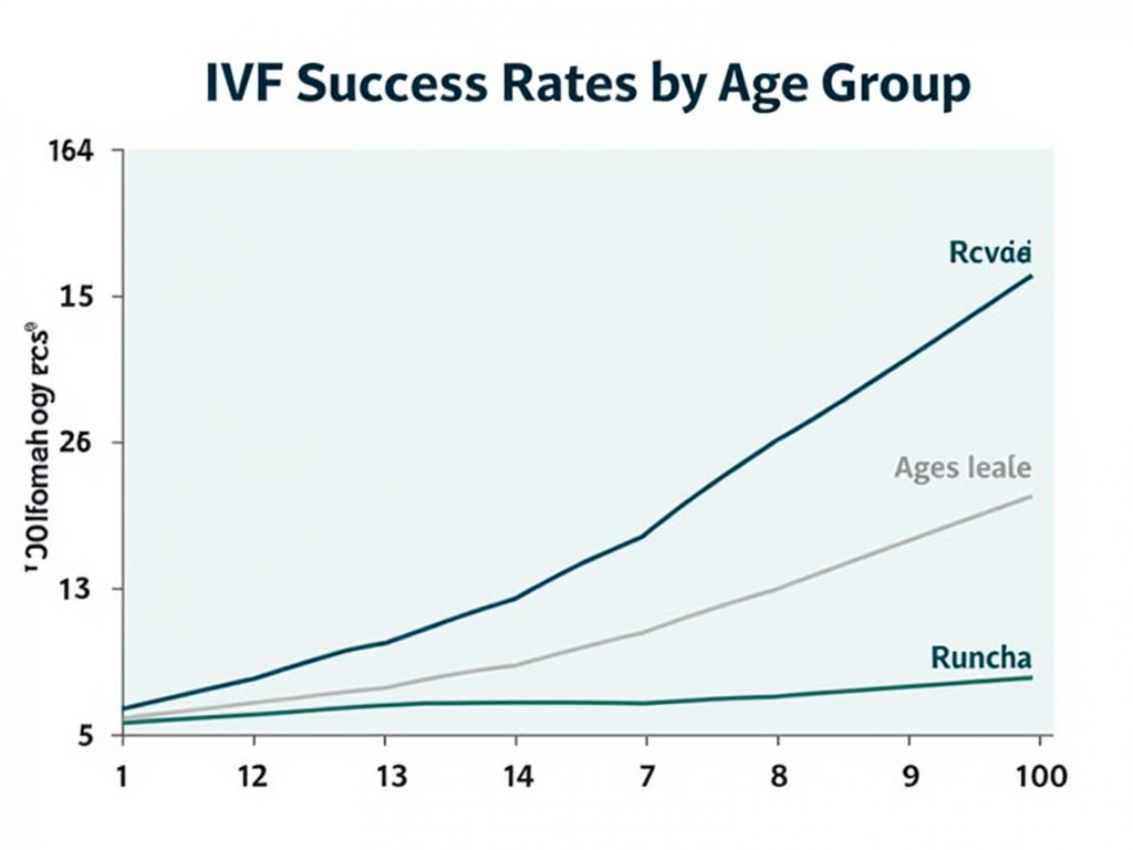 IVF success rates by age.