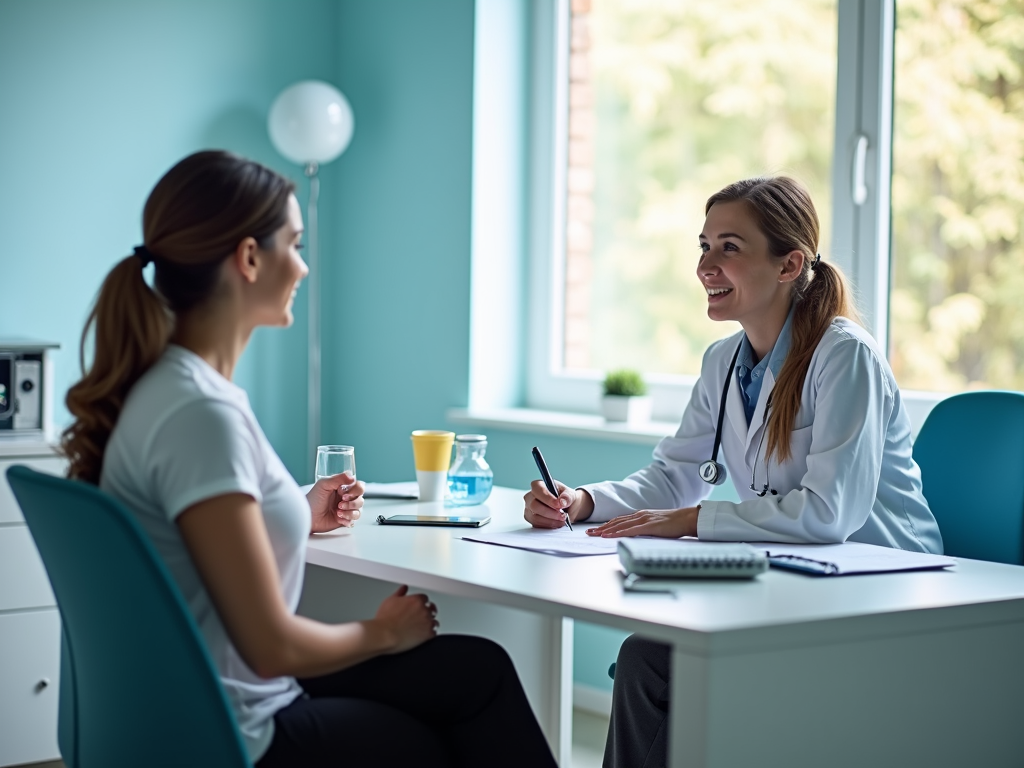 Inside a fertility clinic consultation room