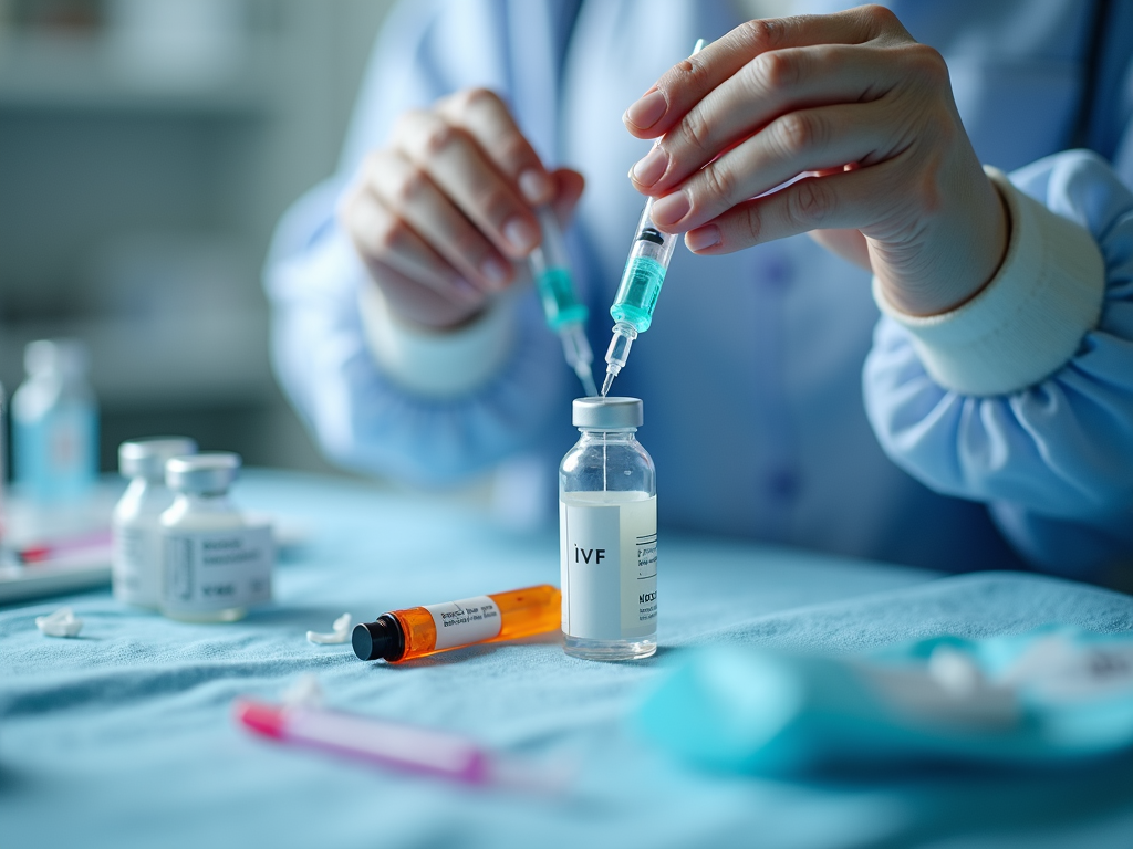 Preparation of medication for IVF treatment