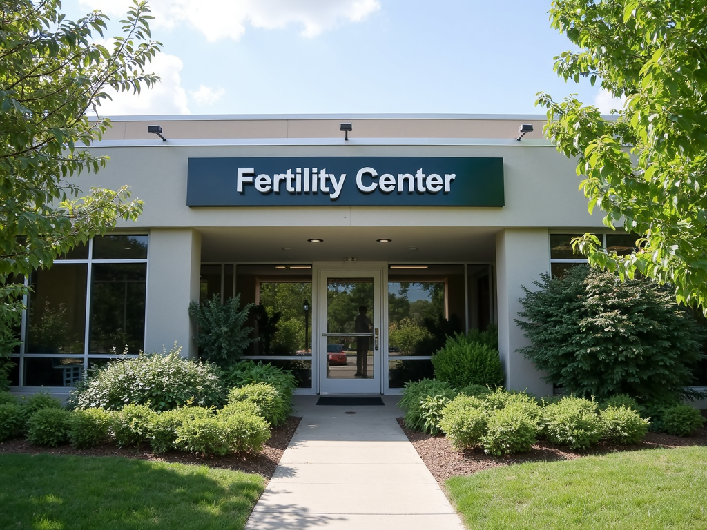 Exterior view of a fertility clinic