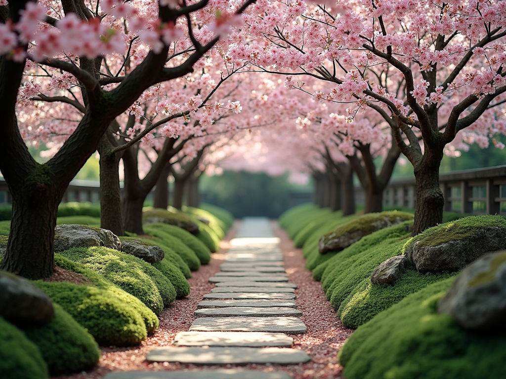 Japanese garden reflecting surrogacy’s cultural backdrop