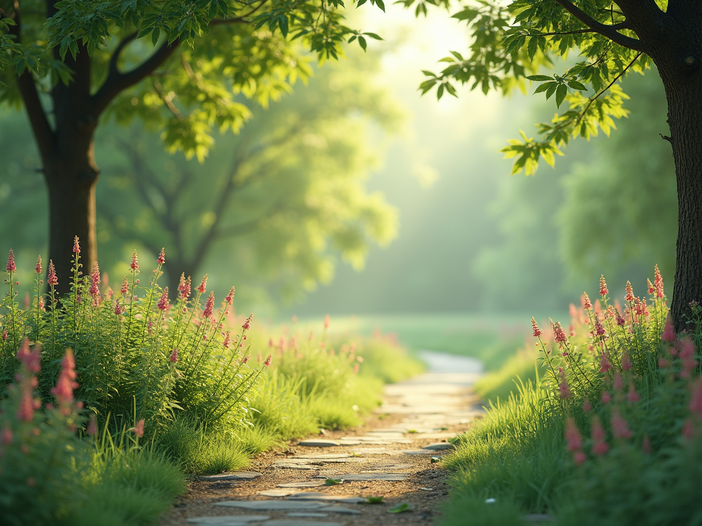 A calm nature scene ideal for relaxation