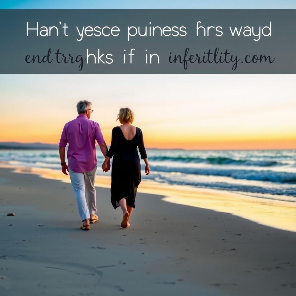 Couple finding strength and connection during infertility journey.