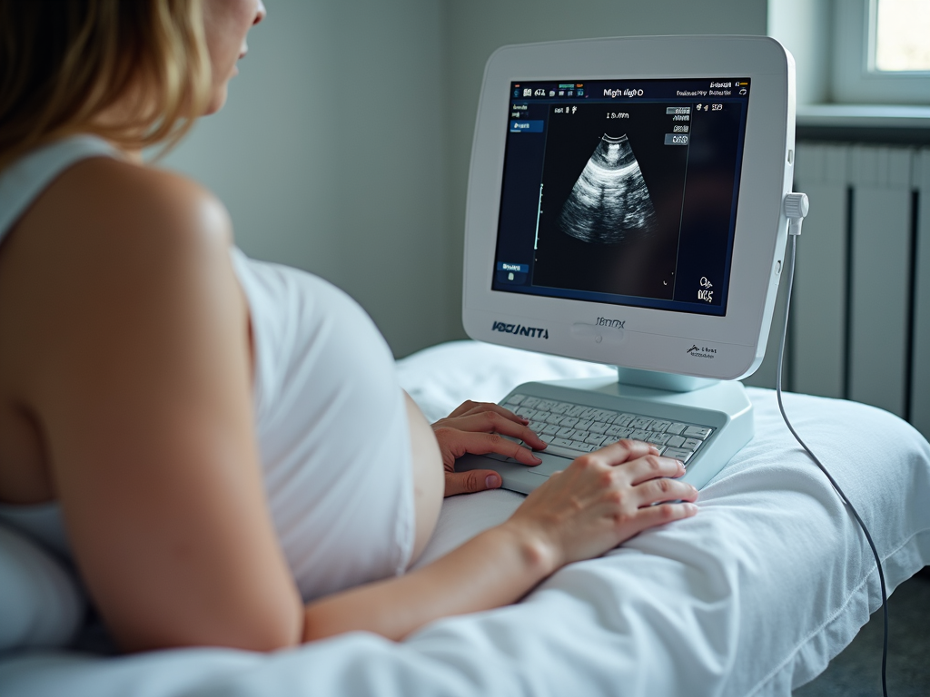 Woman receiving fertility treatment