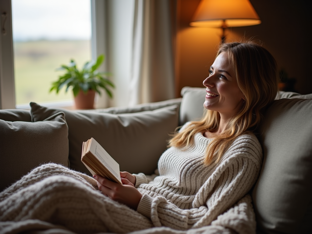Woman relaxing after ovarian stimulation
