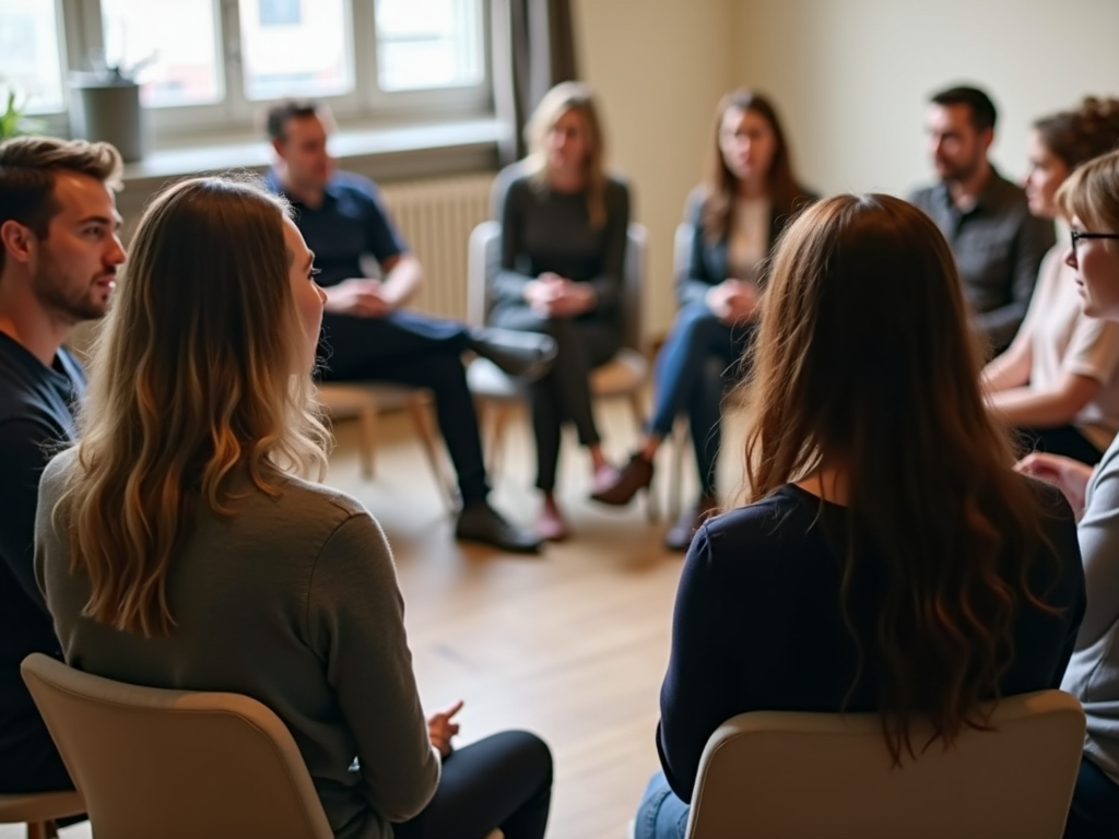 Focused support group discussion