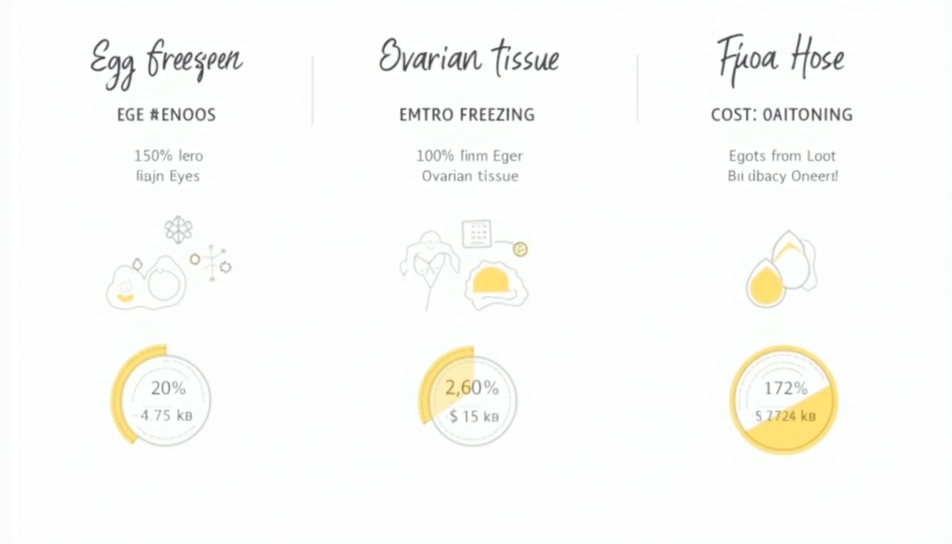 Chart illustrating costs of various fertility procedures.