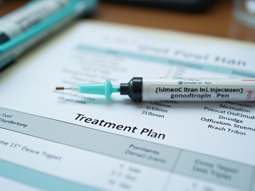 Gonadotropin injection pen ready for use