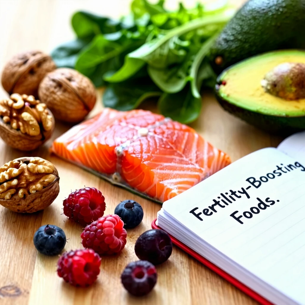 Fertility-boosting foods layout for male health