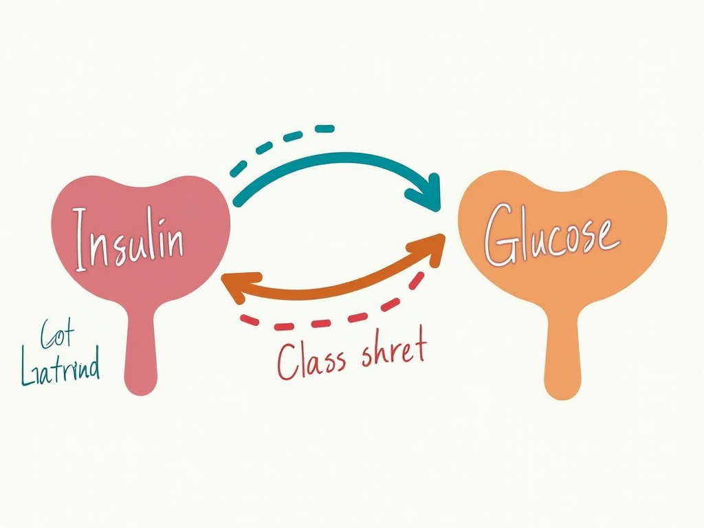Insulin resistance illustration
