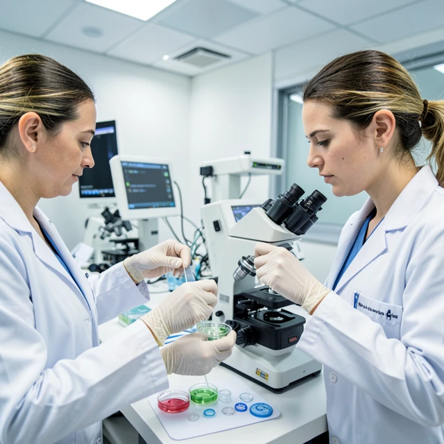 Fertility clinic laboratory for assisted reproductive technology