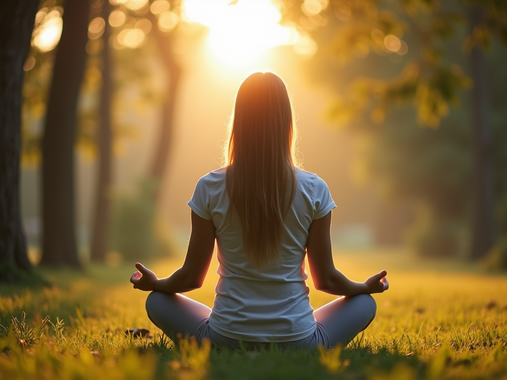Practicing mindfulness to manage stress during infertility.