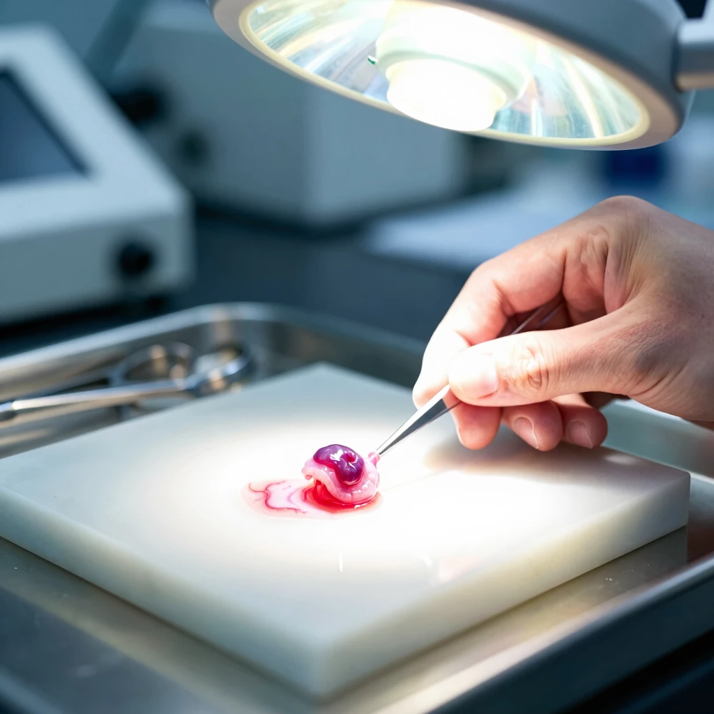 Ovarian tissue preparation for cryopreservation