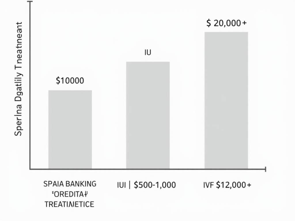 Graph of infertility treatment costs