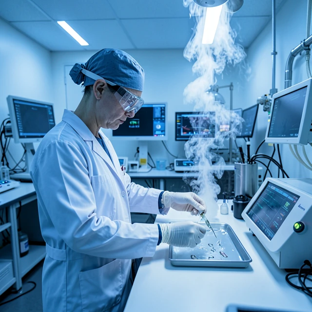 Fertility preservation lab process