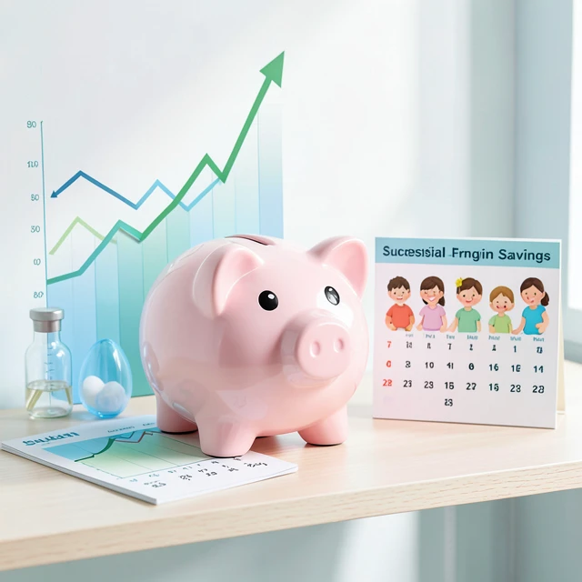 Symbolic savings and growth for fertility preservation planning