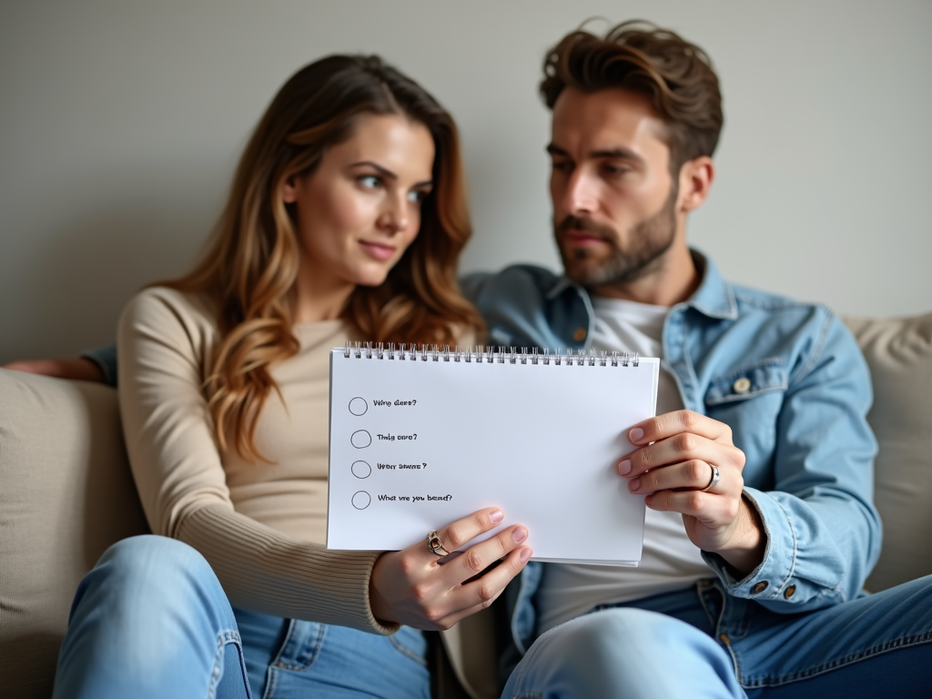 Couple reflecting on infertility concerns